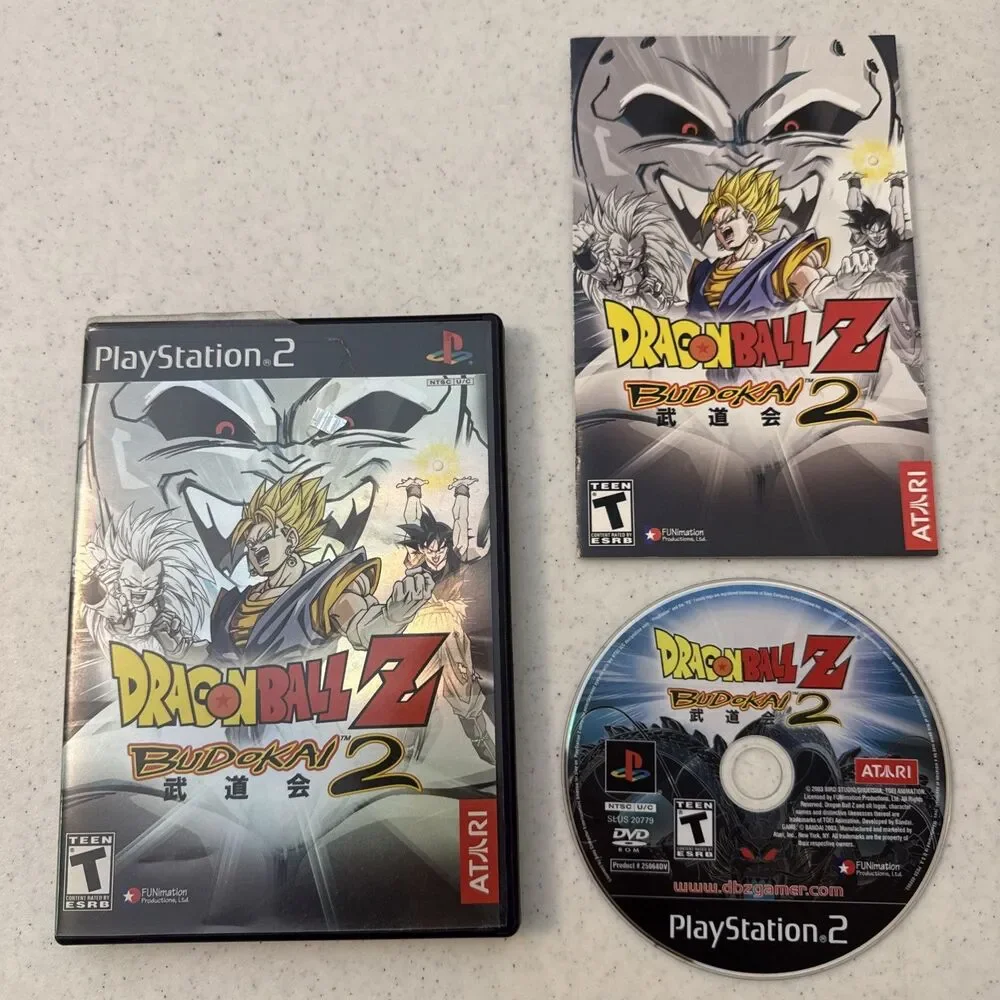 Dragonball Z Budokai 2 Sony Playstation 2 PS2 CIB Tested